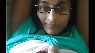 elegant bhabi deep-throating tighten one's corps dick, smashed